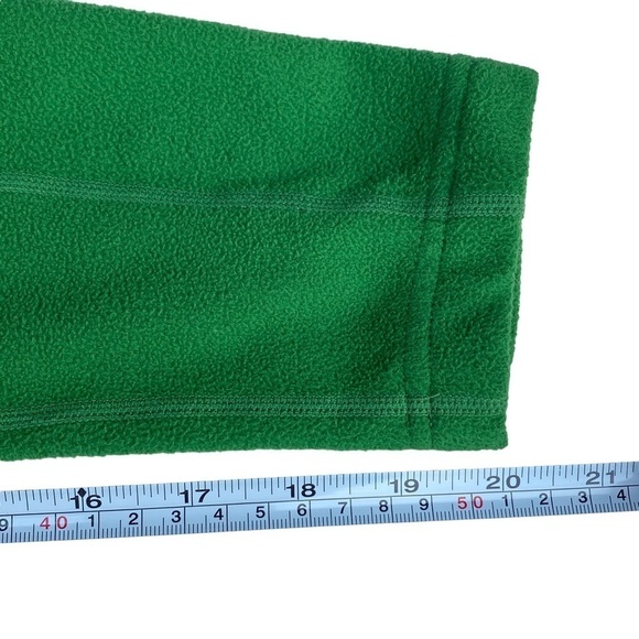 KOPPEN Green Pullover Fleece 1/2 Zip Sweatshirt Activewear womens large - Picture 5 of 6